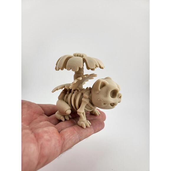 Venusaur Fossilized Bloom - Spooky Pokémon Halloween Statue - Picture 2 of 7